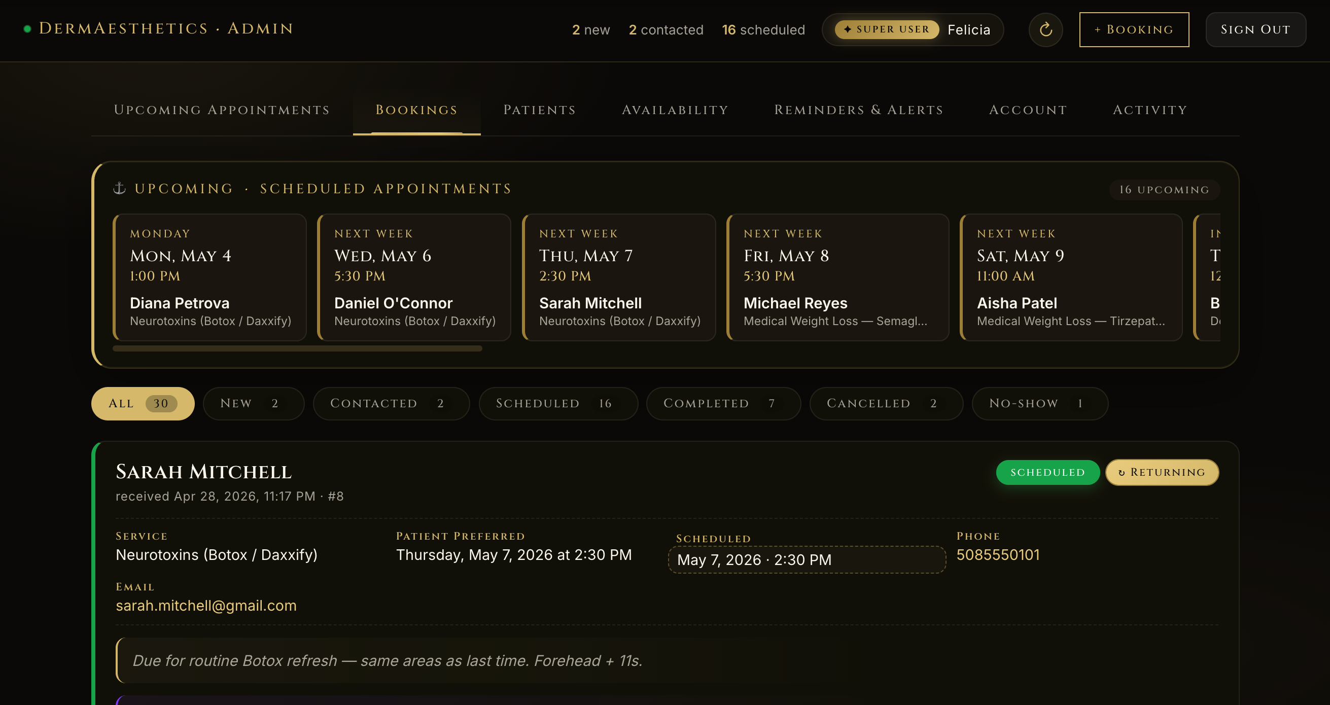 DermAesthetics screenshot