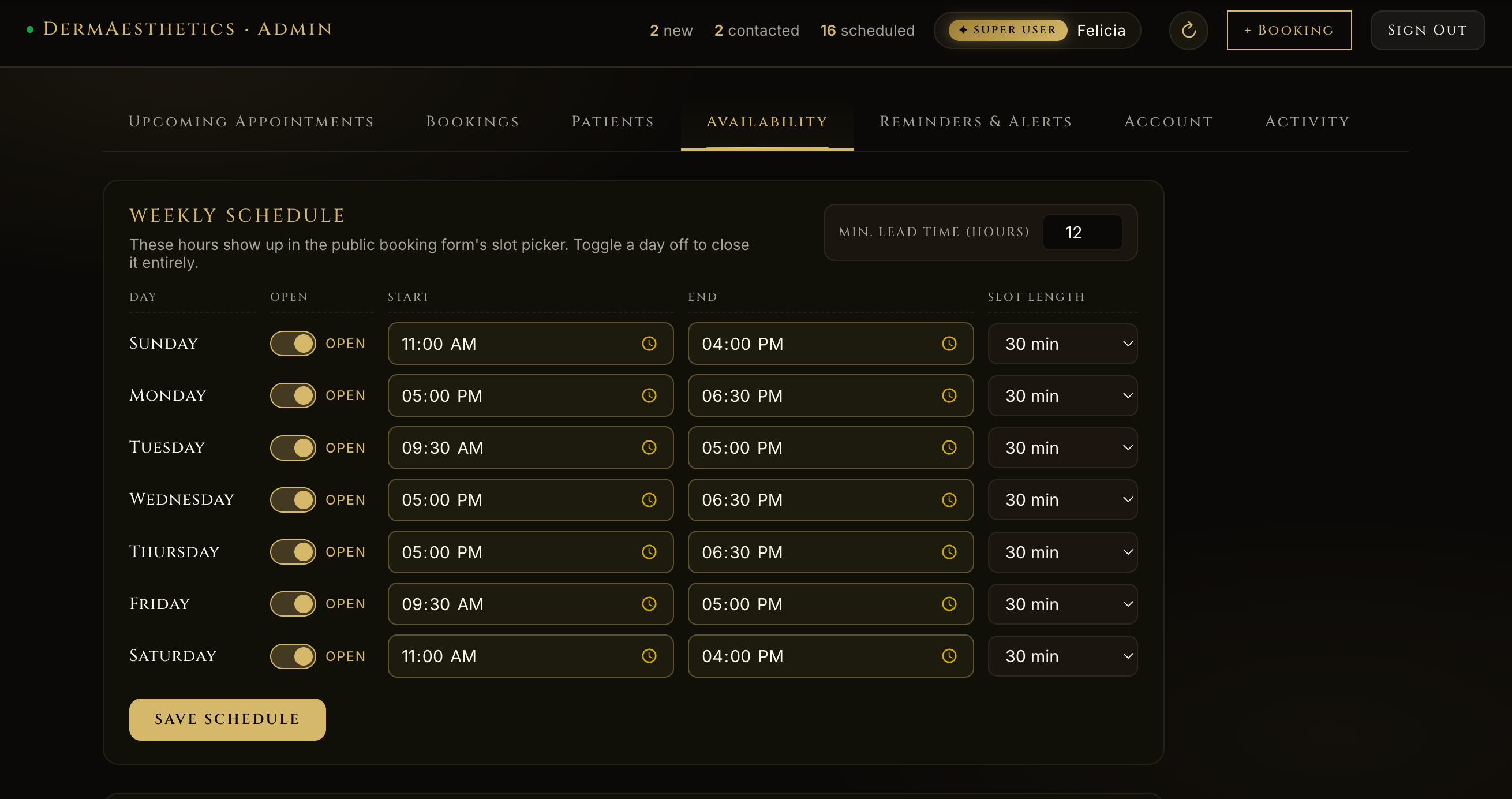 DermAesthetics screenshot